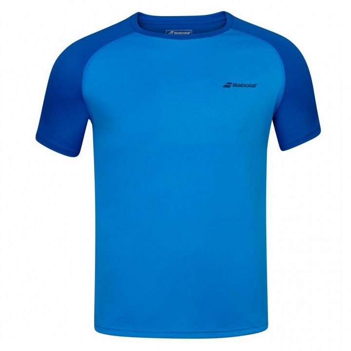 Babolat Play Crew Neck Tee Blue Aster